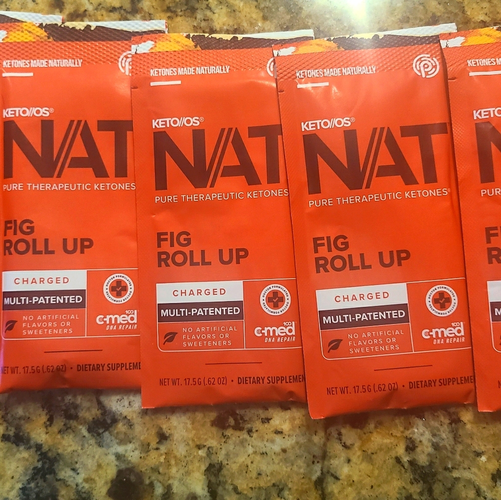 4 Pruvit Keto Fig Roll-up Powders